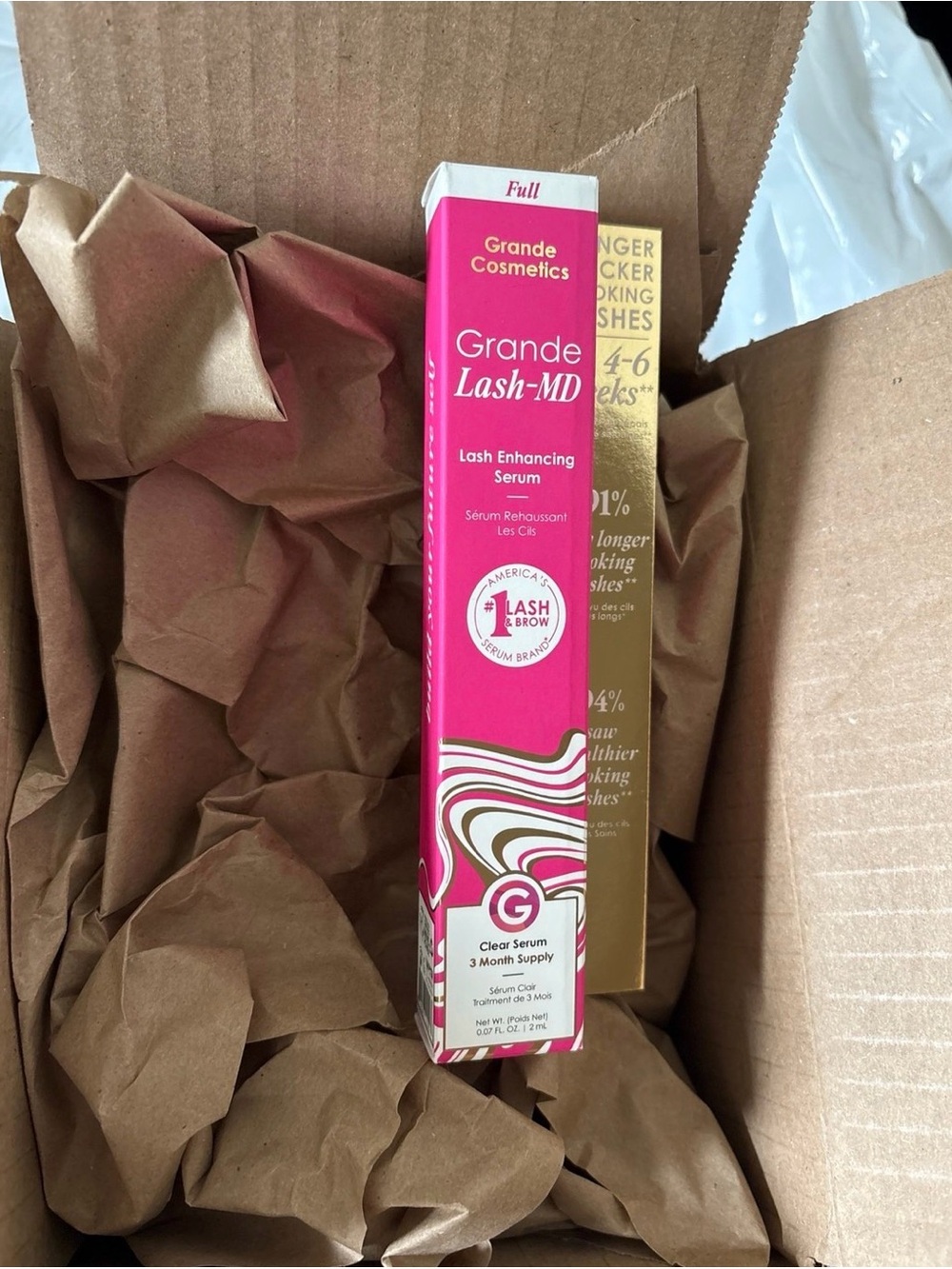 New Grande Cosmetics GrandeLASH - MD Lash Enhancing Serum 3 month supply